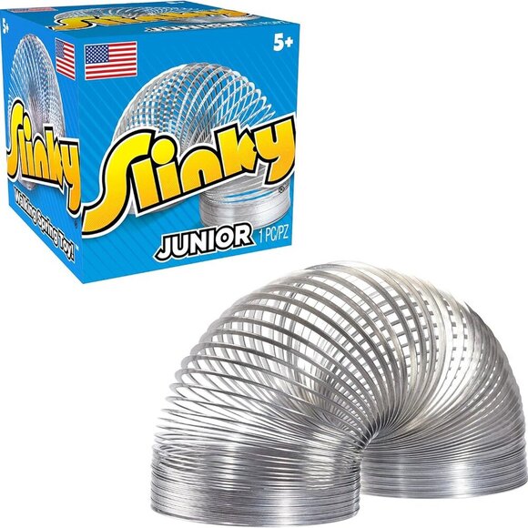 Just Play Slinky Jr. the Original Walking Spring Toy - SINGLR PACK - Picture 4 of 4